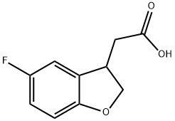 5-Fluoro-2,3-dihydrobenzofuran-3-acetic Acid Structure