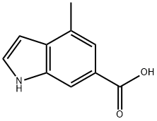 4-methyl-1H-indole-6-carboxylic acid Structure