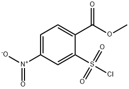 Methyl 2-(chlorosulfonyl)-4-nitrobenzoate Structure