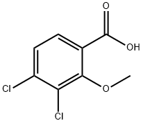 3,4-Dichloro-2-methoxybenzoic acid Structure