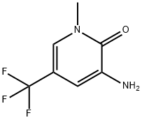 3-Amino-1-methyl-5-trifluoromethyl-1H-pyridin-2-one 구조식 이미지
