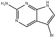 5-bromo-7H-pyrrolo[2,3-d]pyrimidin-2-amine Structure