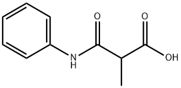2-methyl-3-oxo-3-(phenylamino)propanoic acid Structure