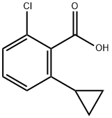2-chloro-6-cyclopropylbenzoic acid Structure
