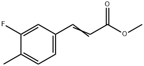 (E)-Methyl 3-(3-Fluoro-4-Methylphenyl)Acrylate Structure