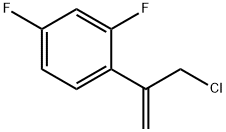 1-(3-chloroprop-1-en-2-yl)-2,4-difluorobenzene 구조식 이미지