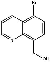 5-bromo-8-quinolinemethanol Structure