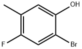 2-Bromo-4-fluoro-5-methylphenol 구조식 이미지