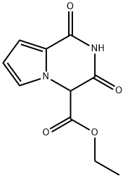 Ethyl 1,3-Dioxo-1,2,3,4-Tetrahydropyrrolo[1,2-A]Pyrazine-4-Carboxylate 구조식 이미지