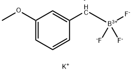 Potassium Trifluoro(3-methoxybenzyl)borate Structure