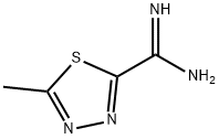 5-methyl-1,3,4-thiadiazole-2-carboximidamide 구조식 이미지