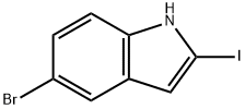 5-bromo-2-iodo-1H-indole Structure