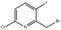 2-Bromomethyl-6-chloro-3-iodo-pyridine Structure