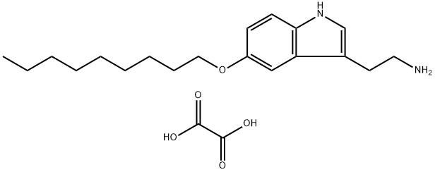 5-Nonyloxytryptamine oxalate 구조식 이미지