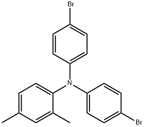 N,N-Bis(4-bromophenyl)-2,4-dimethylphenylamine Structure