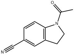1-acetylindoline-5-carbonitrile 구조식 이미지