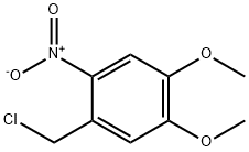 1-(chloromethyl)-4,5-dimethoxy-2-nitrobenzene 구조식 이미지