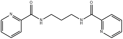 N-{3-[(2-pyridinylcarbonyl)amino]propyl}-2-pyridinecarboxamide 구조식 이미지