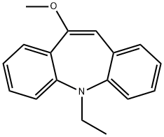 5-ethyl-10-methoxy-5H-dibenzo[b,f]azepine Structure