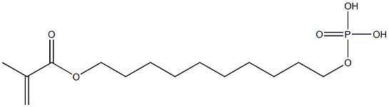 10-(Phosphonooxy)decyl methacrylate Structure