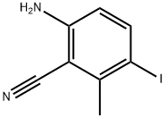 6-Amino-3-iodo-2-methyl-benzonitrile Structure