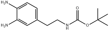 tert-butyl 3,4-diaminophenethylcarbamate Structure