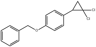 1-(benzyloxy)-4-(2,2-dichlorocyclopropyl)benzene Structure