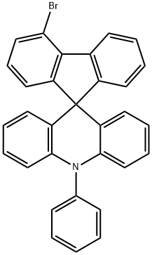 4'-bromo-10-phenyl-10H-spiro[acridine-9,9'-fluorene] Structure