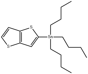 Tributyl(thieno[3,2-b]thiophen-2-yl)stannane 구조식 이미지