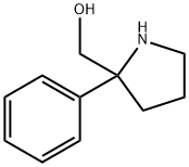 2-phenyl-2-Pyrrolidinemethanol 구조식 이미지