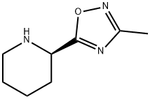 (R)-3-methyl-5-(piperidin-2-yl)-1,2,4-oxadiazole hydrochloride Structure