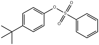 4-tert-butylphenyl benzenesulfonate 구조식 이미지
