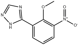 3-(2-methoxy-3-nitrophenyl)-1H-1,2,4-triazole Structure