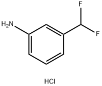 3-(Difluoromethyl)aniline HYDROCHLORIDE Structure