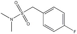 1-(4-fluorophenyl)-N,N-dimethylmethanesulfonamide 구조식 이미지