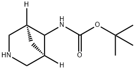 endo-6-(boc-amino)-3-azabicyclo[3.1.1]heptane 구조식 이미지