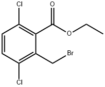 ethyl 2-(bromomethyl)-3,6-dichlorobenzoate 구조식 이미지