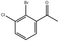 1-(2-bromo-3-chlorophenyl)ethanone 구조식 이미지