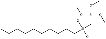 1,1,1,3,3-Pentamethoxy-1,3-Disilatridecane 구조식 이미지