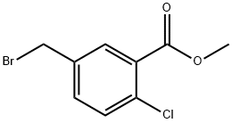 Methyl 5-bromomethyl-2-chlorobenzoate 구조식 이미지