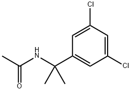 N-(2-(3,5-dichlorophenyl)propan-2-yl)acetamide 구조식 이미지