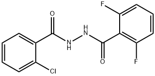 N'-(2-Chlorobenzoyl)-2,6-difluorobenzohydrazide Structure