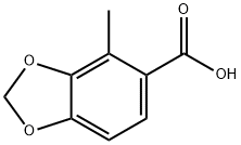 4-Methyl-1,3-benzodioxole-5-carboxylic acid Structure