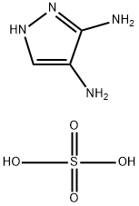 1H-pyrazole-3,4-diamine sulfate Structure