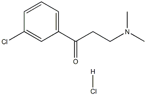 1-(3-chlorophenyl)-3-(dimethylamino)propan-1-one hydrochloride Structure