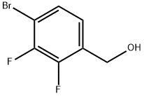 4-Bromo-2,3-difluorobenzylalcohol 구조식 이미지