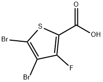 4,5-dibromo-3-fluorothiophene-2-carboxylic acid Structure