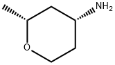 (2R,4R)-2-methyltetrahydro-2H-pyran-4-amine Structure