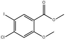 Benzoic acid, 4-chloro-5-iodo-2-methoxy-, methyl ester 구조식 이미지