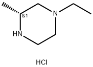 (R)-1-Ethyl-3-methyl-piperazine dihydrochloride 구조식 이미지